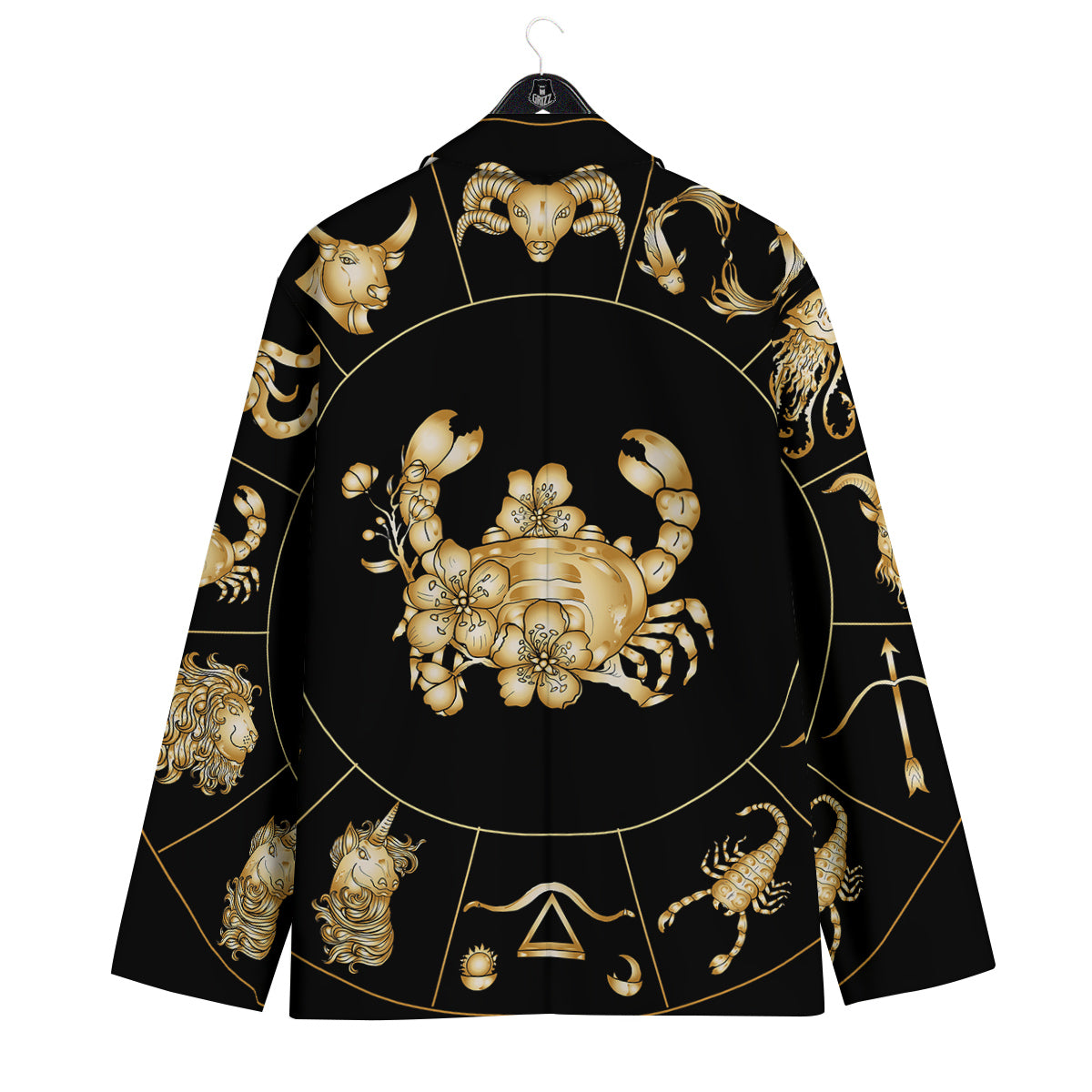 Signs Astrological And Cancer Print Men's Sport Coat-grizzshop