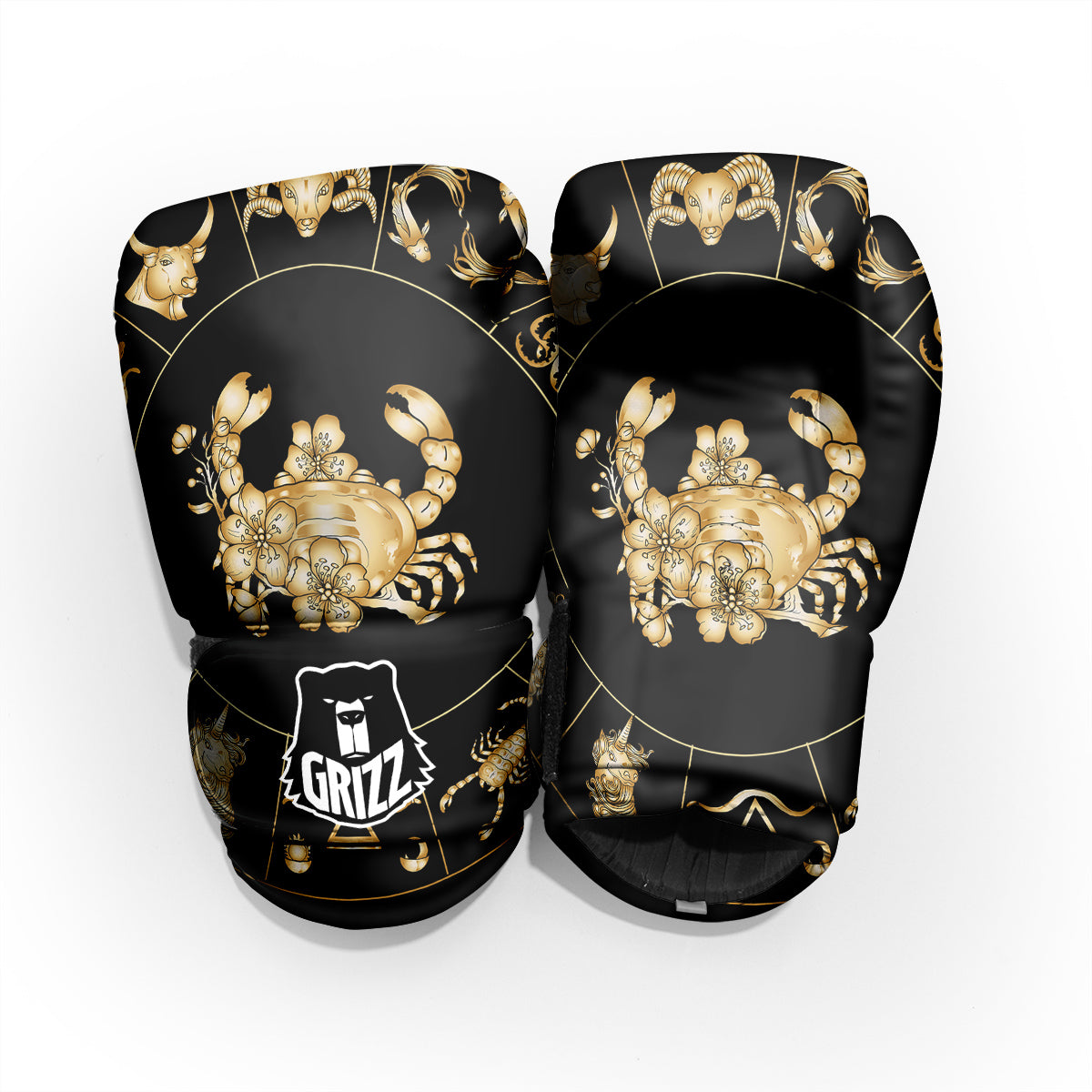 Signs Astrological And Cancer Print Pro Boxing Glove