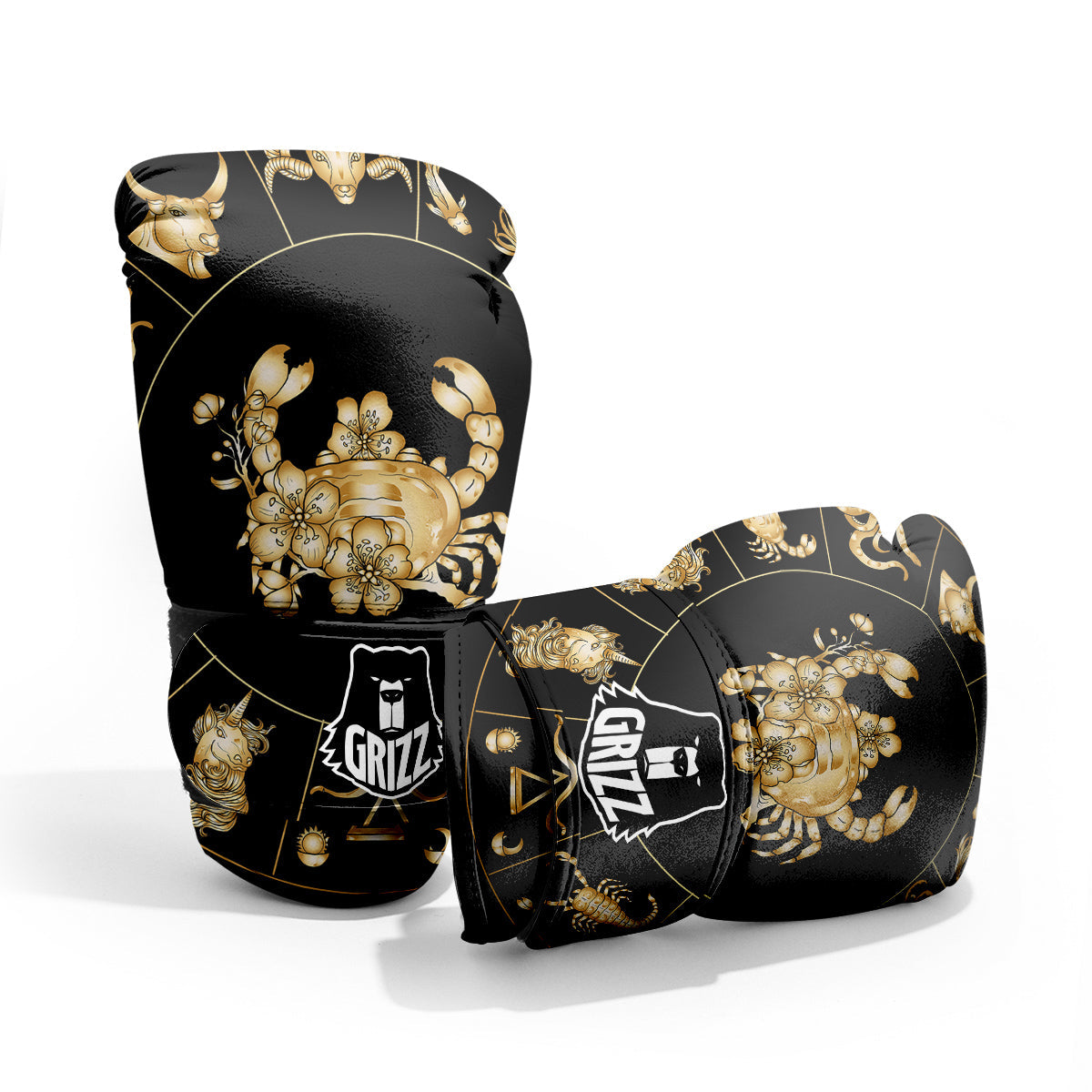 Signs Astrological And Cancer Print Pro Boxing Glove