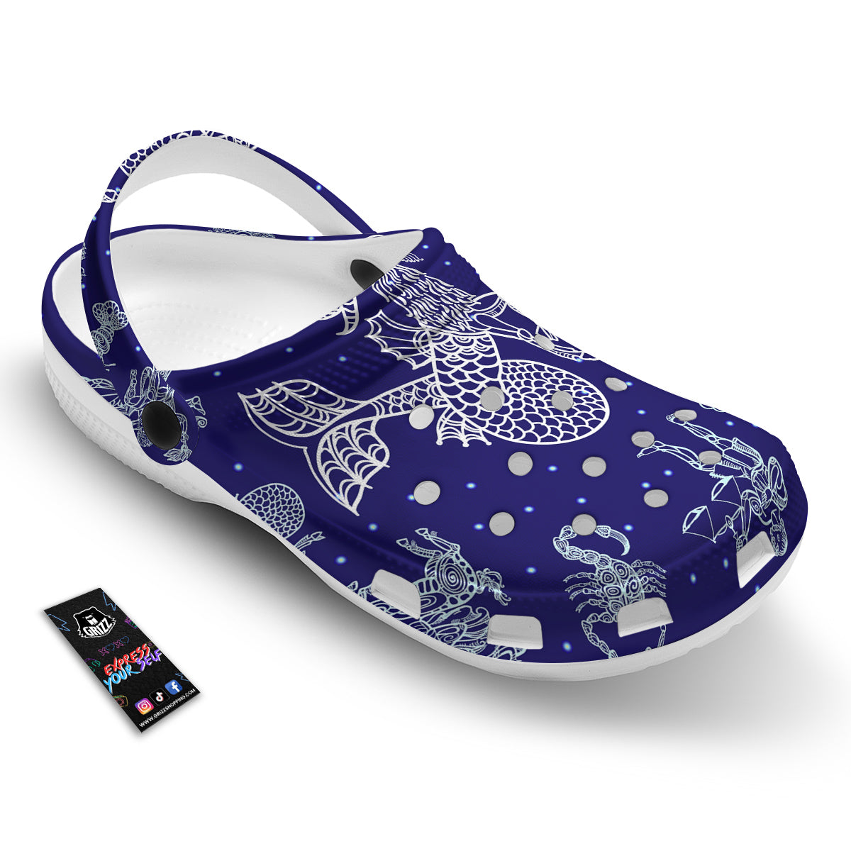 Signs Astrological And Capricorn Print Clog-grizzshop