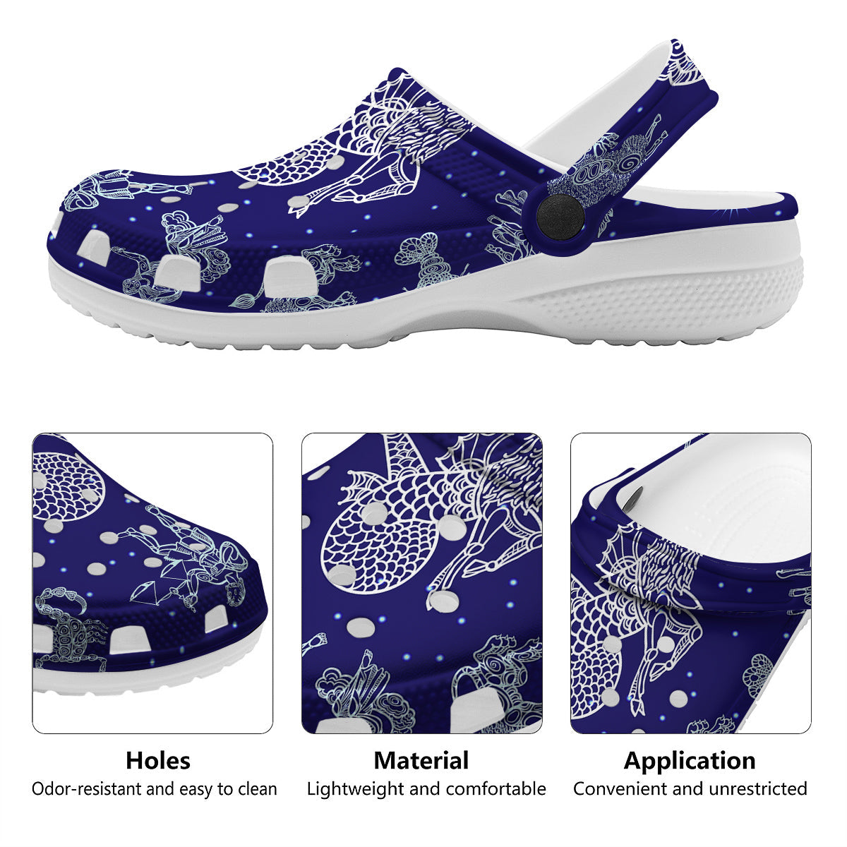 Signs Astrological And Capricorn Print Clog-grizzshop