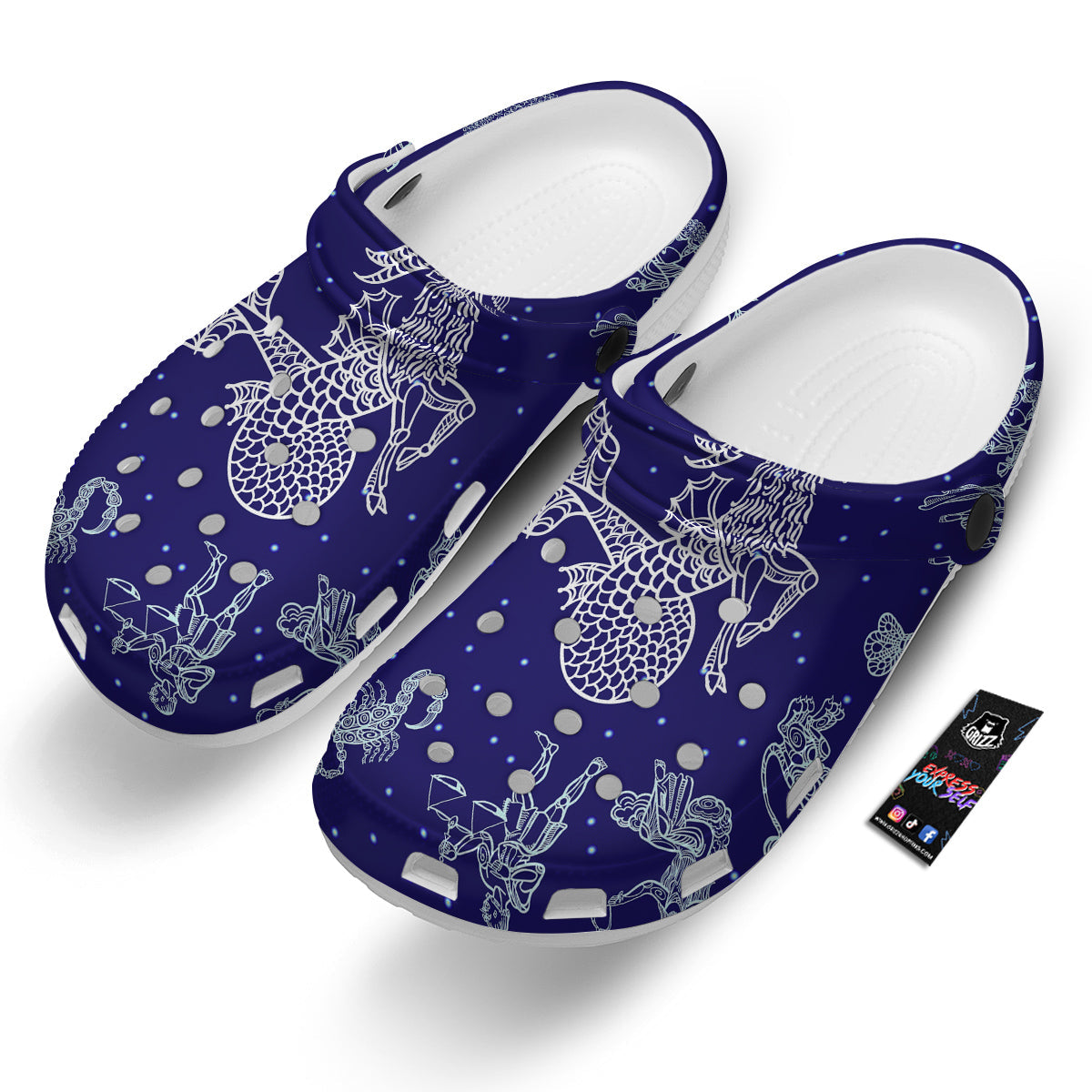 Signs Astrological And Capricorn Print Clog-grizzshop