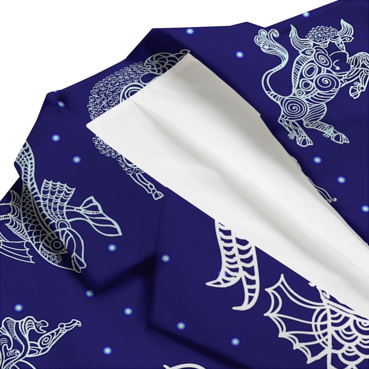 Signs Astrological And Capricorn Print Men's Blazer-grizzshop
