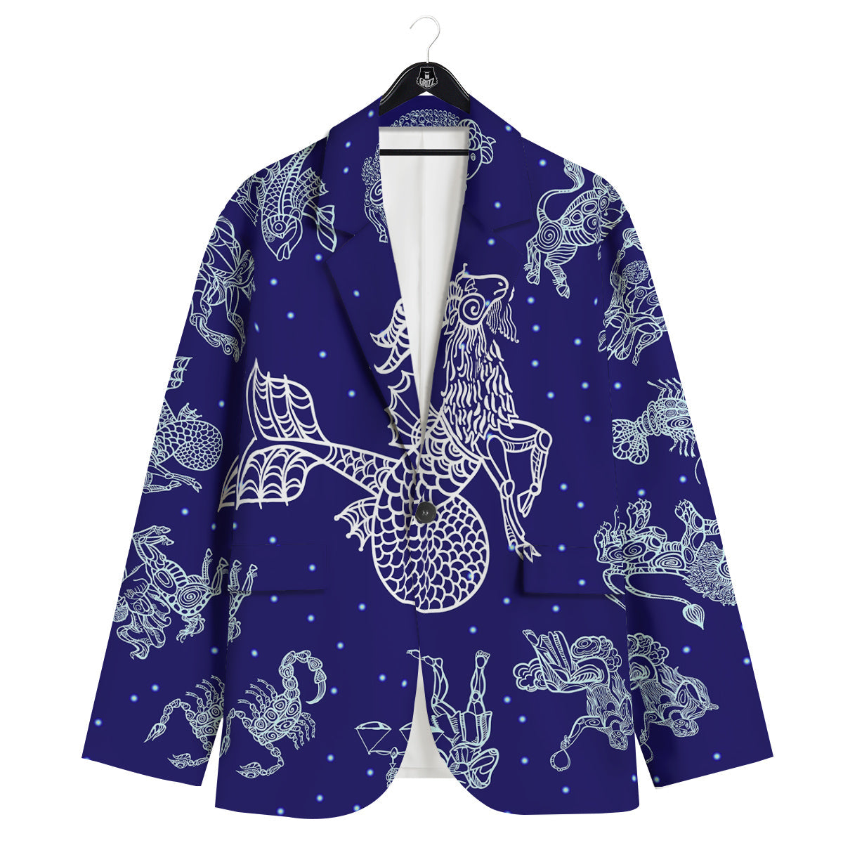 Signs Astrological And Capricorn Print Men's Sport Coat-grizzshop