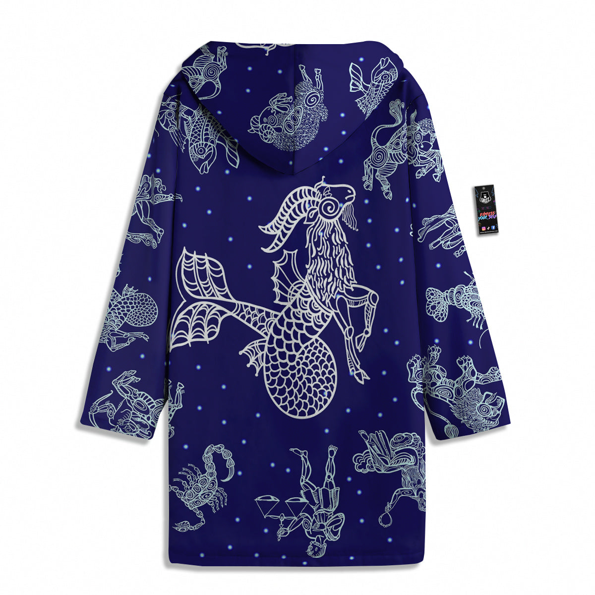 Signs Astrological And Capricorn Print Men's Windbreaker Jacket-grizzshop