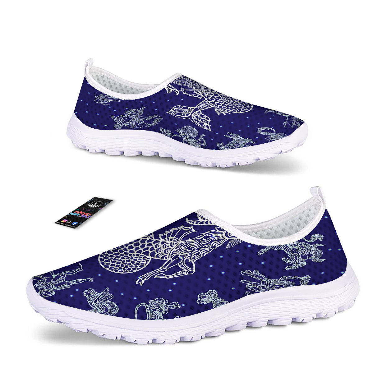 Signs Astrological And Capricorn Print Nurse Shoes-grizzshop