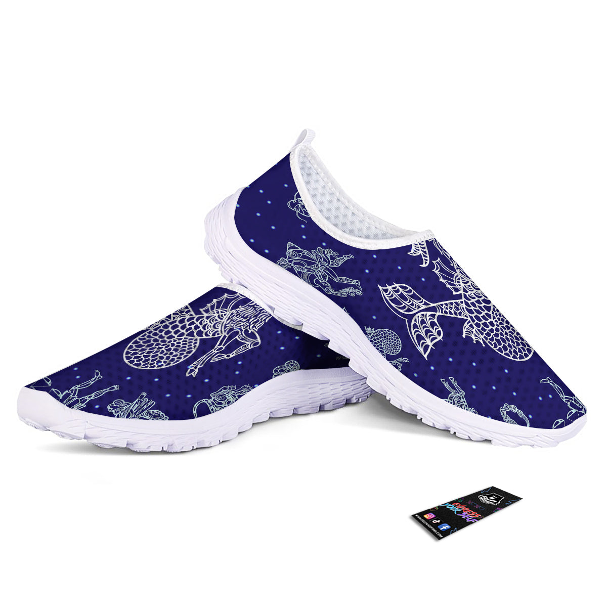Signs Astrological And Capricorn Print Nurse Shoes-grizzshop