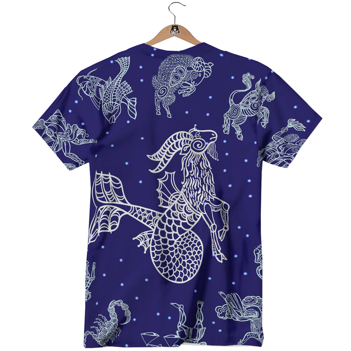 Signs Astrological And Capricorn Print T-Shirt-grizzshop
