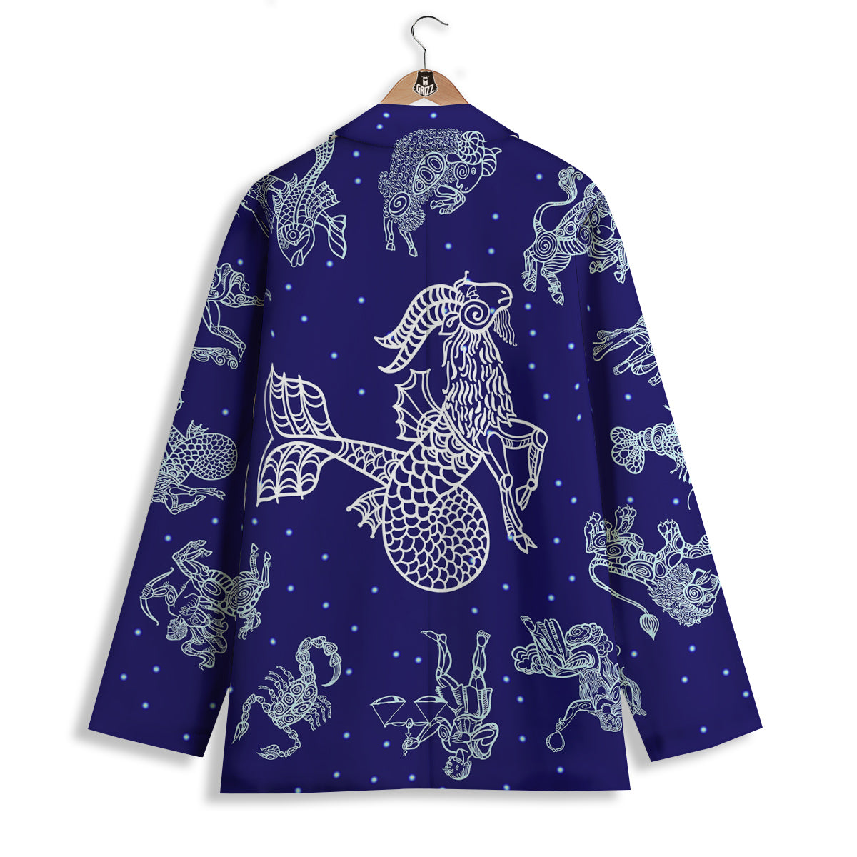 Signs Astrological And Capricorn Print Women's Blazer-grizzshop