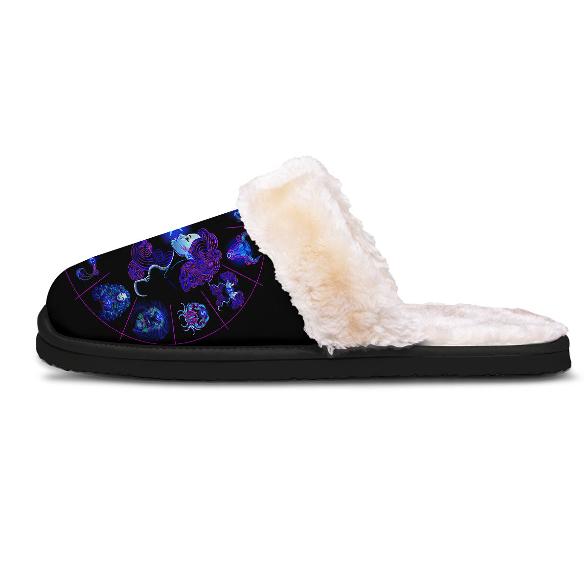 Signs Astrological And Gemini Print Slippers-grizzshop