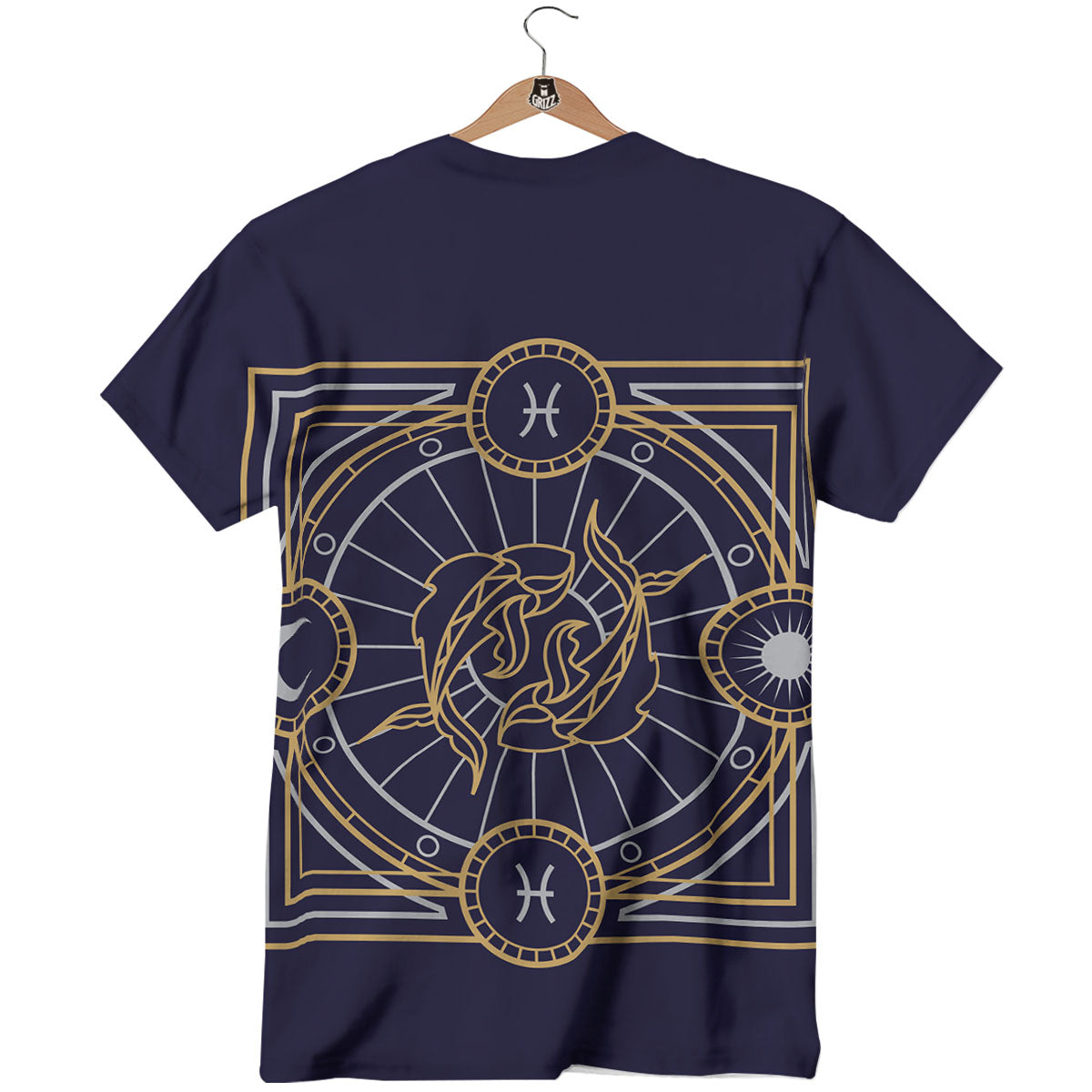 Signs Astrological And Pisces Print T-Shirt-grizzshop