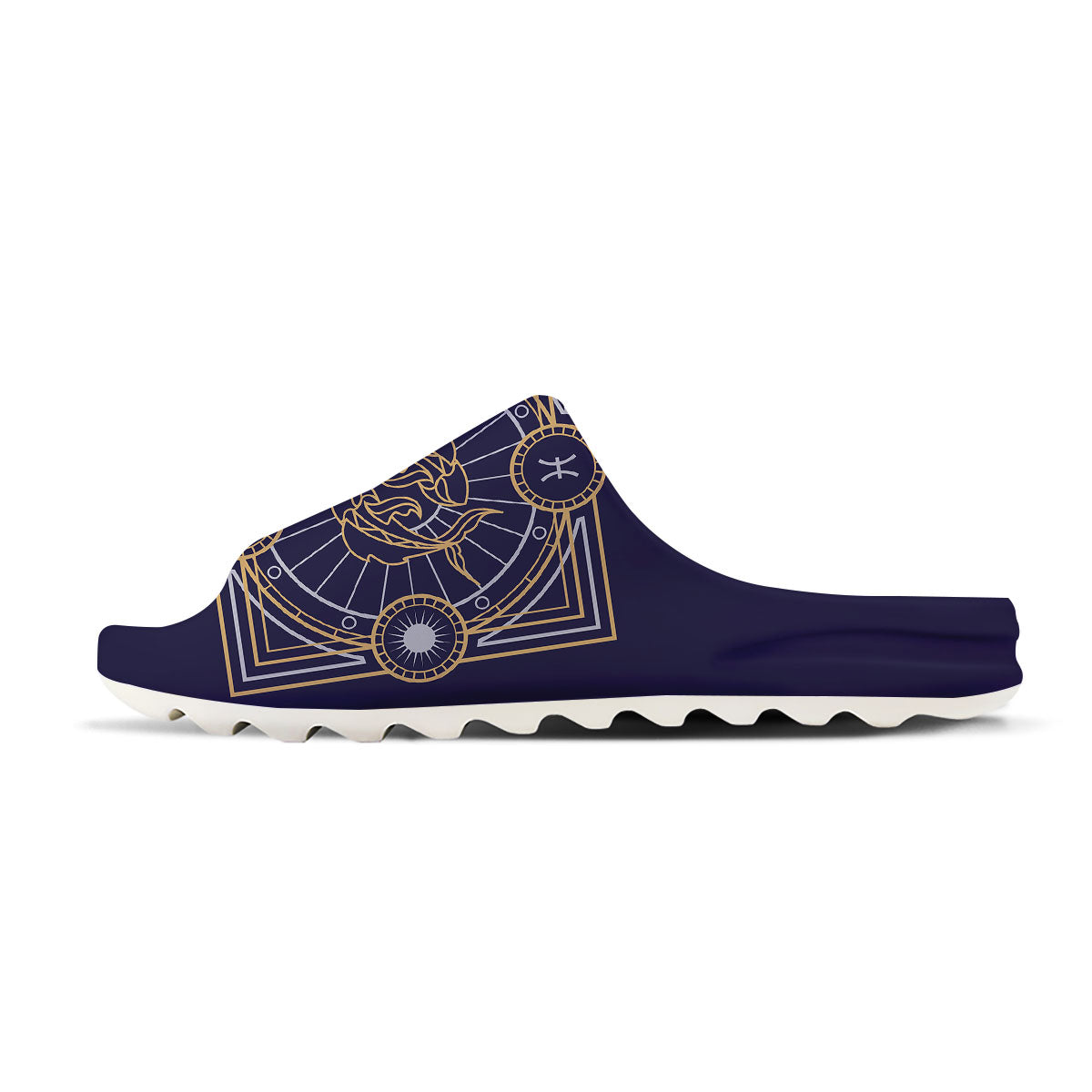Signs Astrological And Pisces Print Sandals-grizzshop