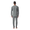 Silver Glitter Artwork Print Men's Pajamas-grizzshop