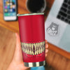 Sinister Smile Print Tumbler-grizzshop