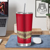 Sinister Smile Print Tumbler-grizzshop