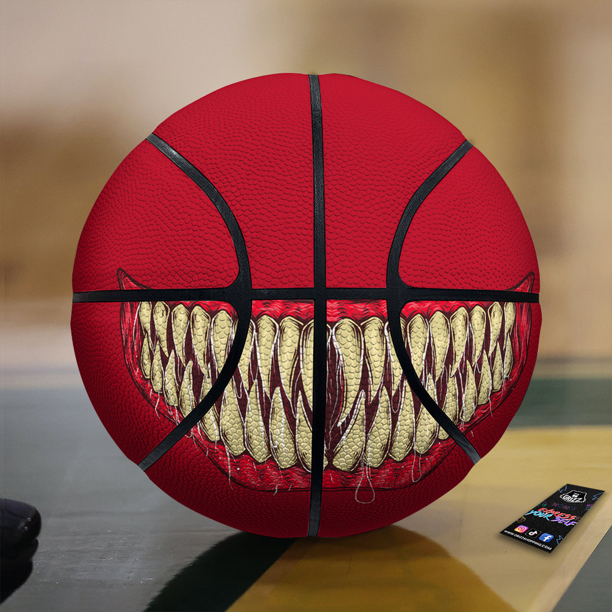 Sinister Smile Print Basketball