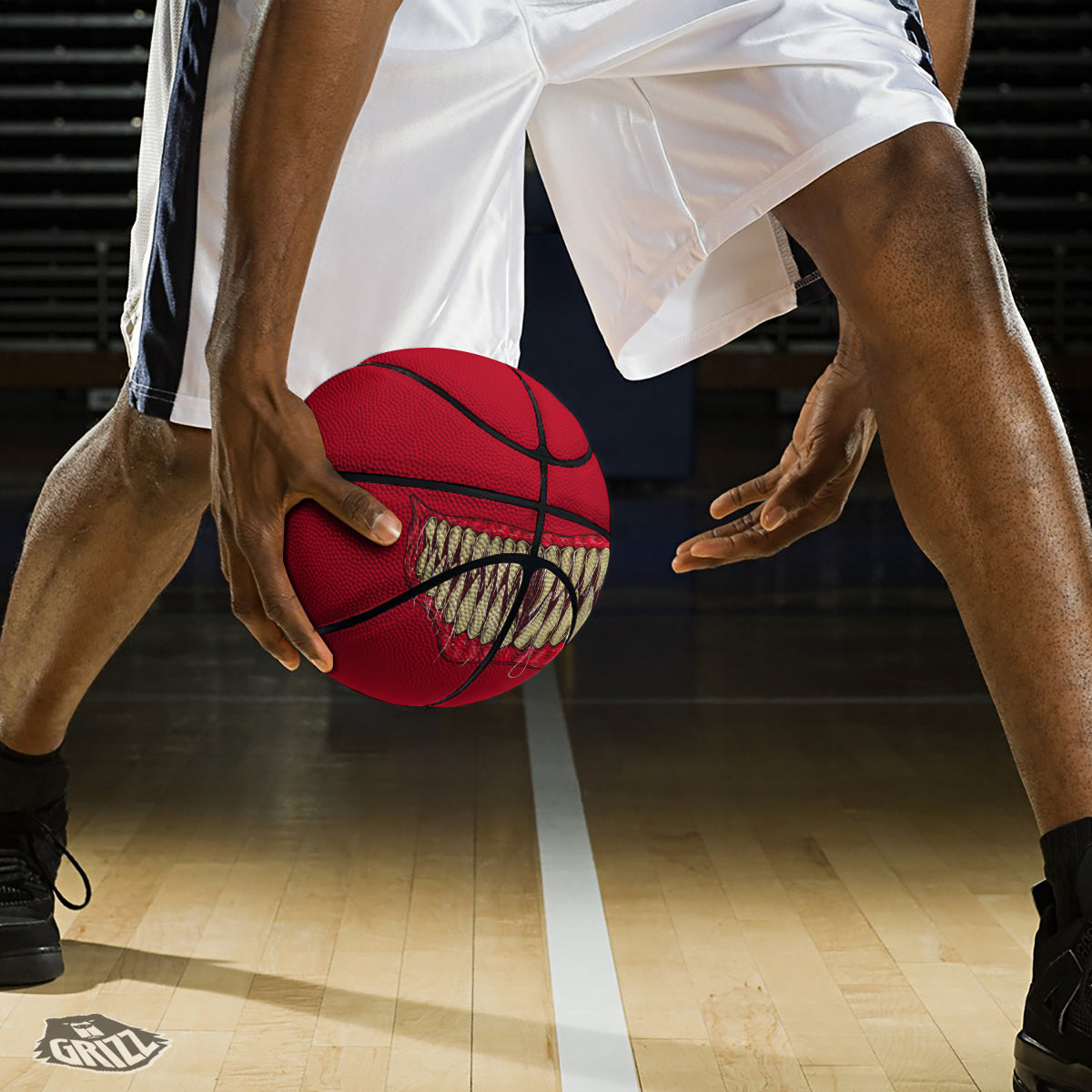 Sinister Smile Print Basketball