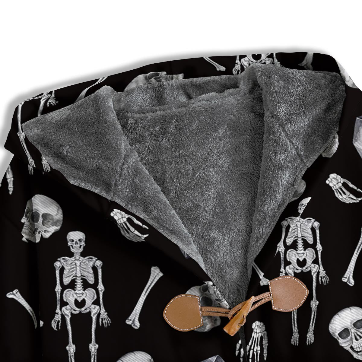 Skeleton And Tomb Print Pattern Men's Windbreaker Jacket-grizzshop