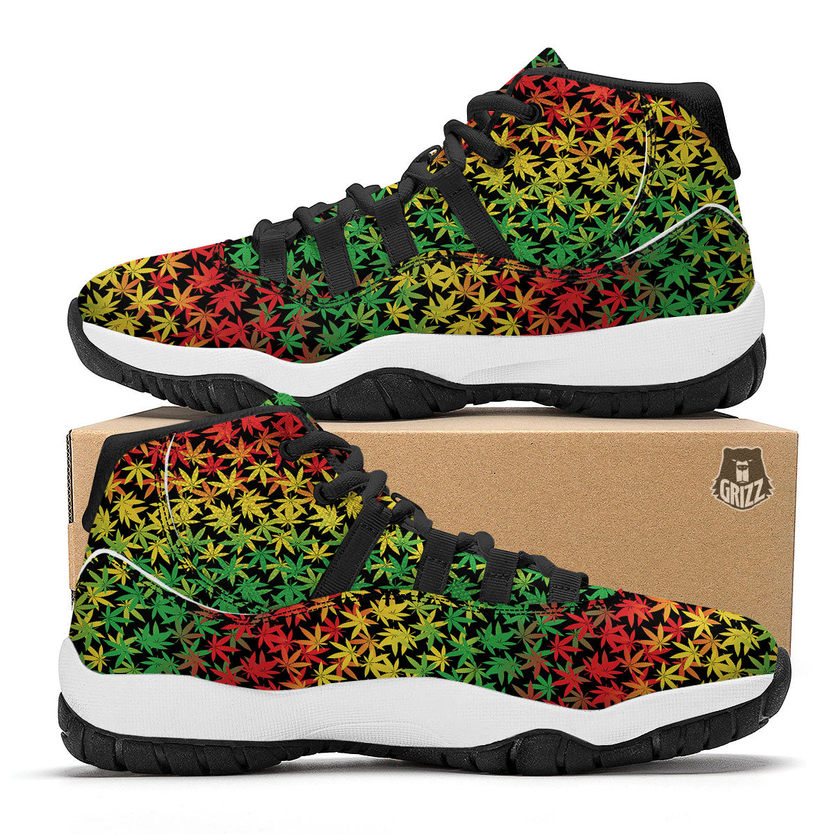 Skeleton Day Of The Dead Print Pattern Black Bball Shoes-grizzshop