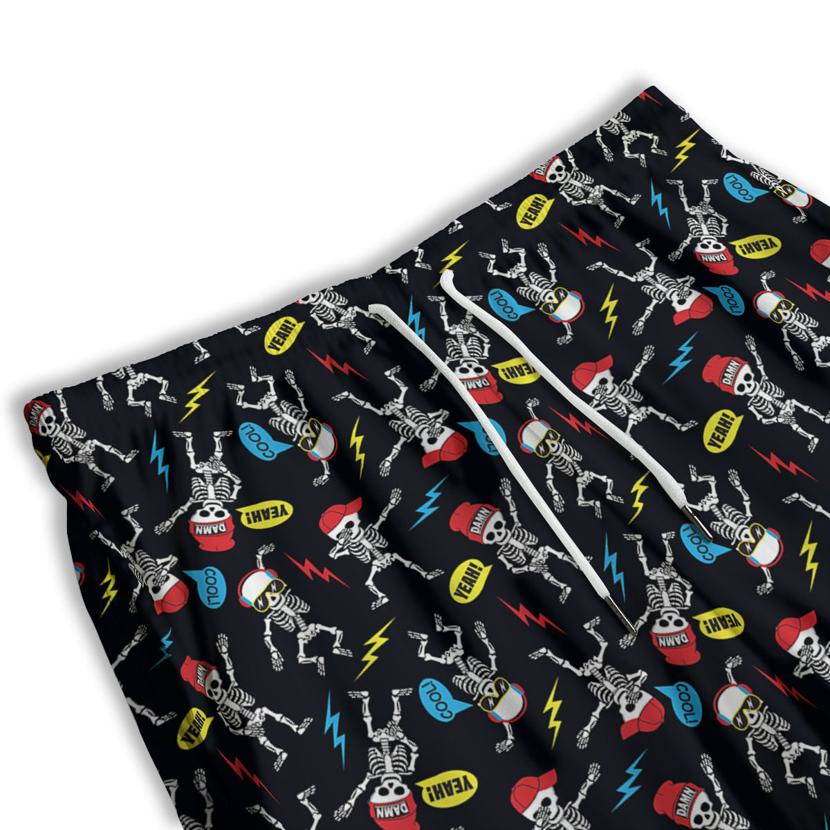 Spider Halloween Print Pattern Men's Athletic Shorts