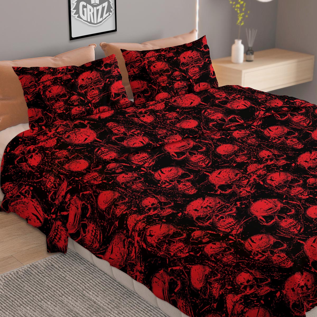Snake Trimeresurus Albolabris Print Duvet Cover Bedding Set