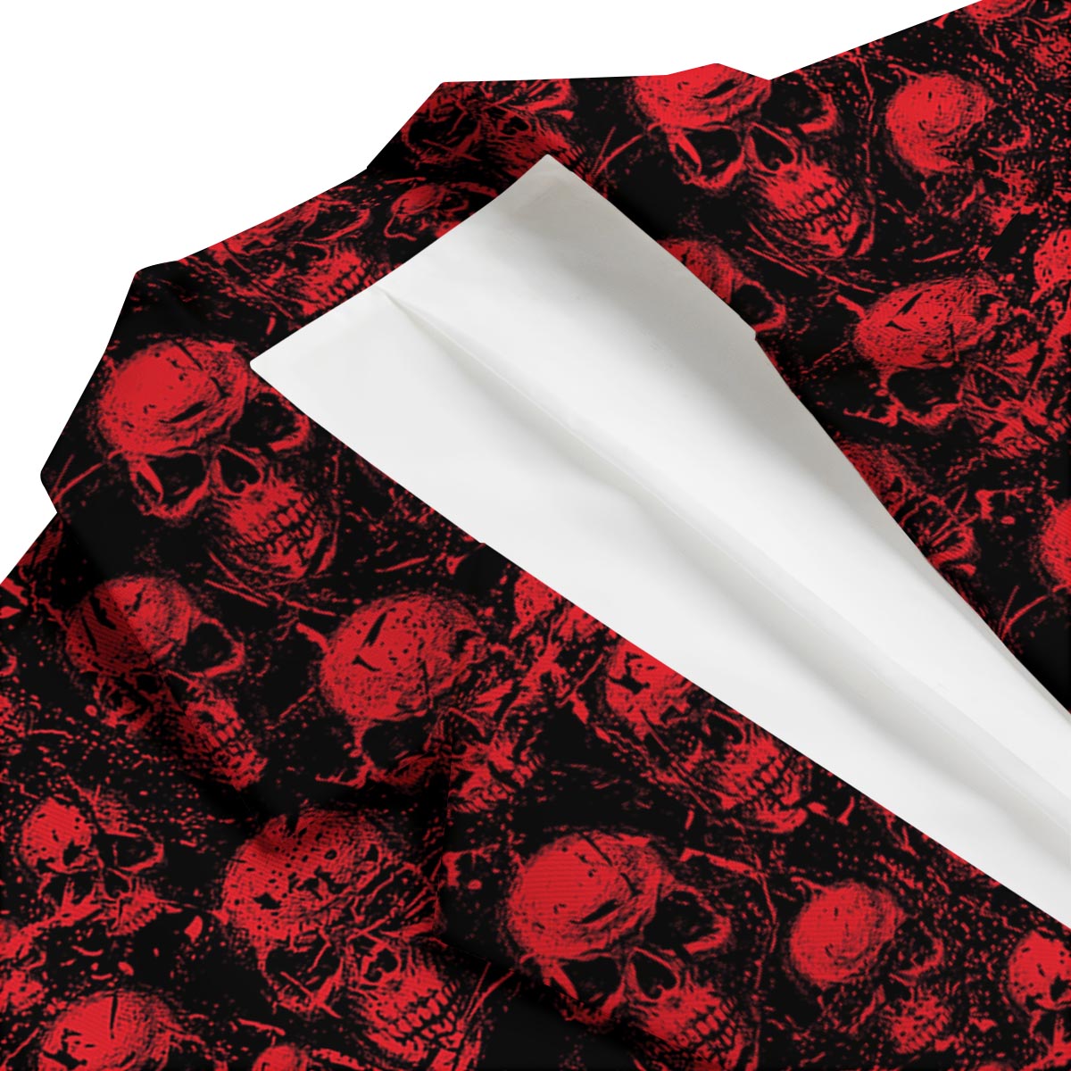 Skeleton Scary Print Pattern Men's Blazer-grizzshop