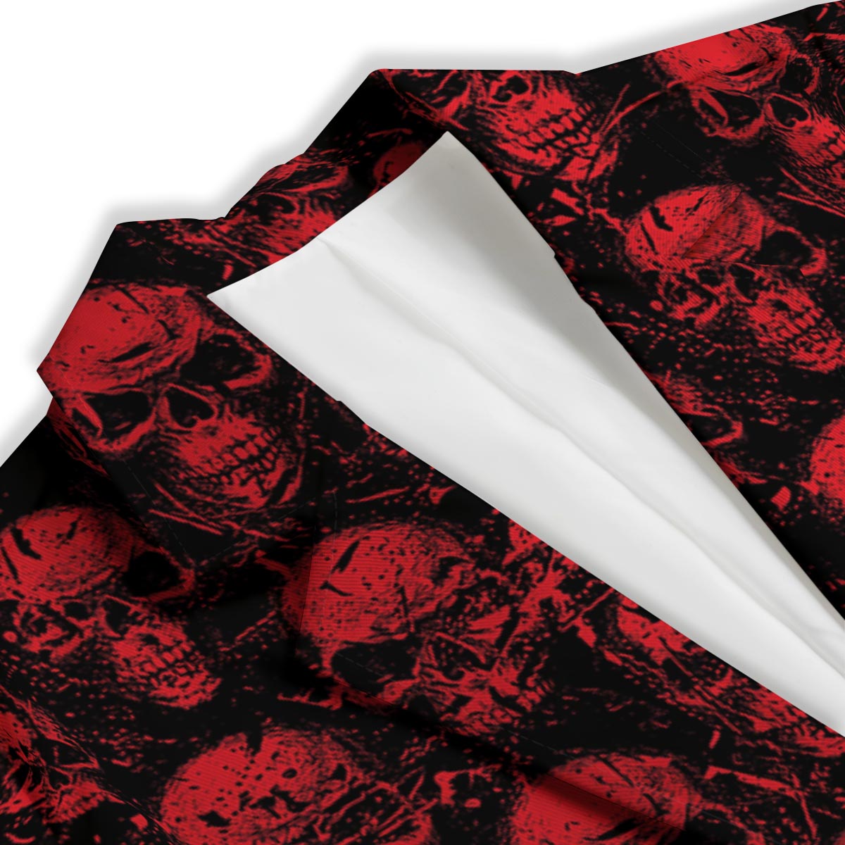 Skeleton Scary Print Pattern Women's Blazer-grizzshop