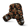 Skeleton Sugar Skull Girly Floral Rose Pattern Print Boxing Gloves-grizzshop