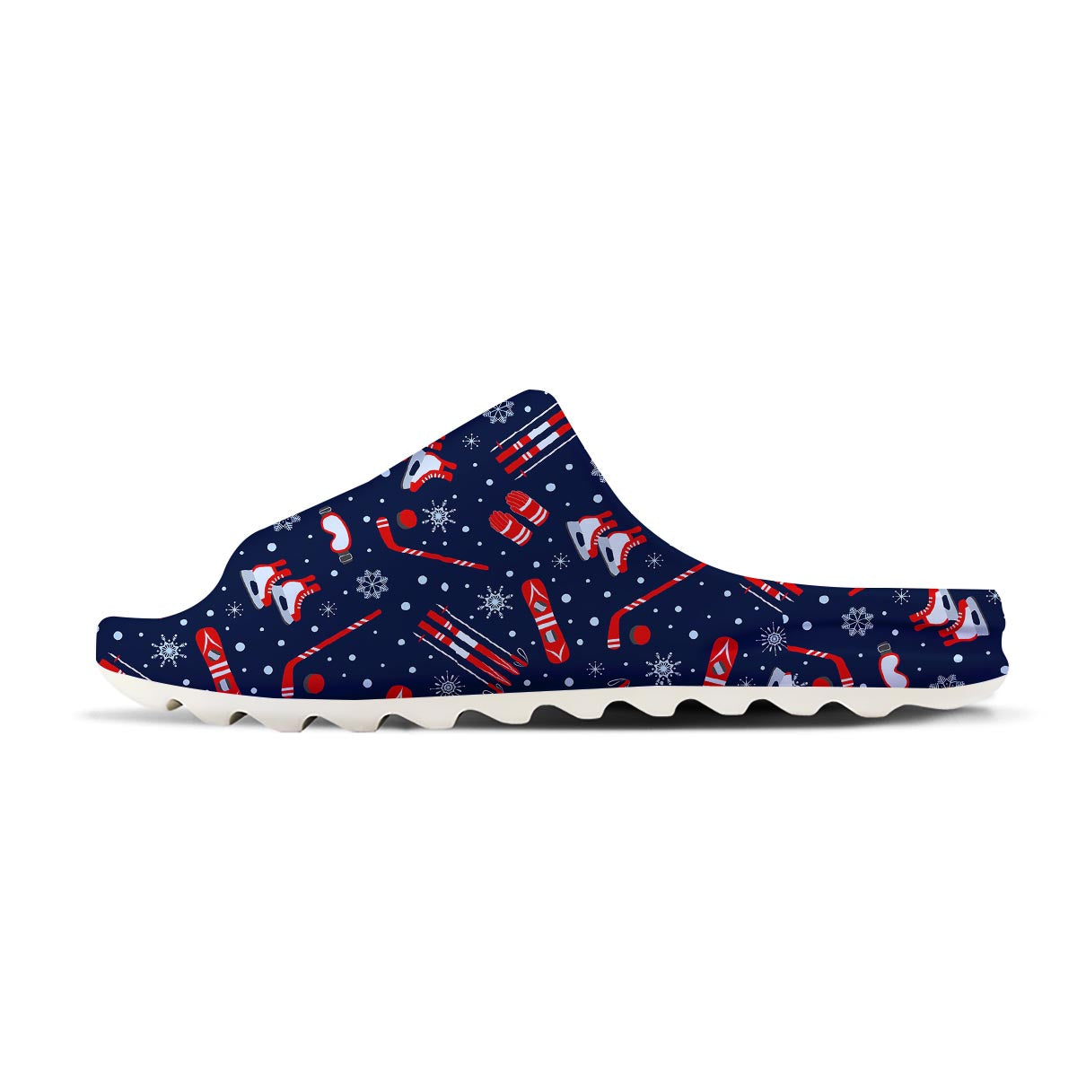 Skiing Equipment Print Pattern Sandals-grizzshop