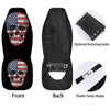 Skull American Flag Print Car Seat Covers-grizzshop