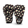 Skull Bacon Egg Pattern Print Boxing Gloves-grizzshop