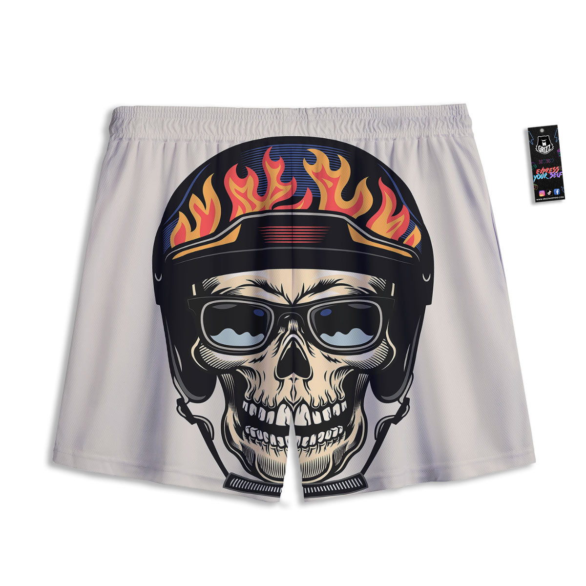 Scorpio Cute Cartoon Print Pattern Mesh Shorts
