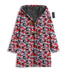 Skull Christmas Santa Print Pattern Men's Windbreaker Jacket-grizzshop