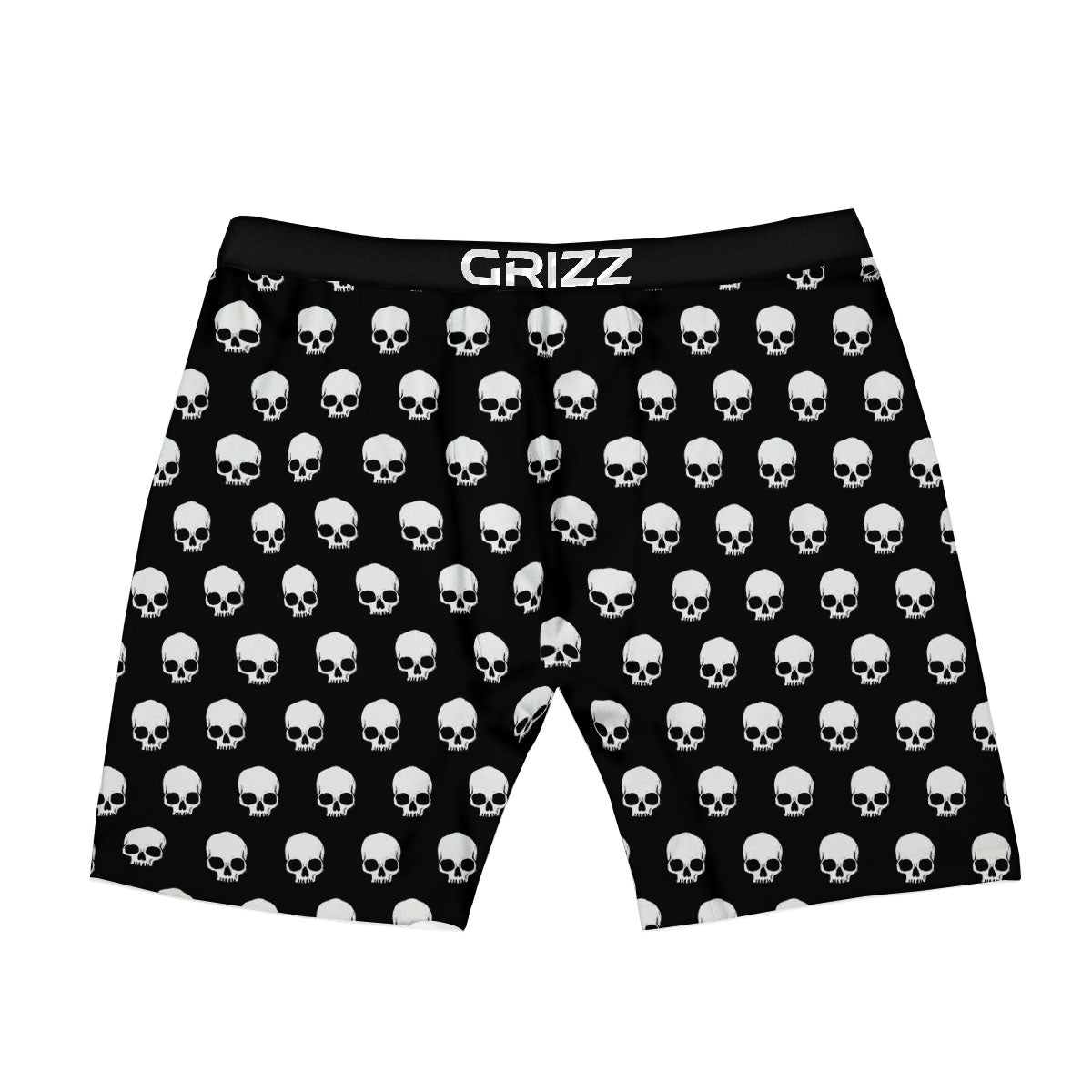 Skull Emo Print Pattern Boxer Briefs-grizzshop