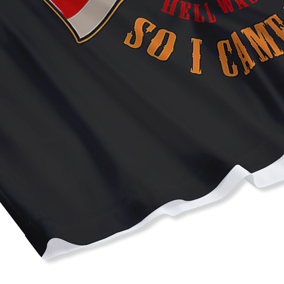 Skull Firefighter Department Print Mesh Shorts