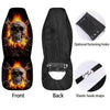 Skull Flaming And Cross Wrench Print Car Seat Covers-grizzshop