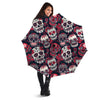 Skull Flower Red Sugar Print Pattern Umbrella-grizzshop