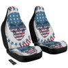 Skull Patriotic American Print Car Seat Covers-grizzshop