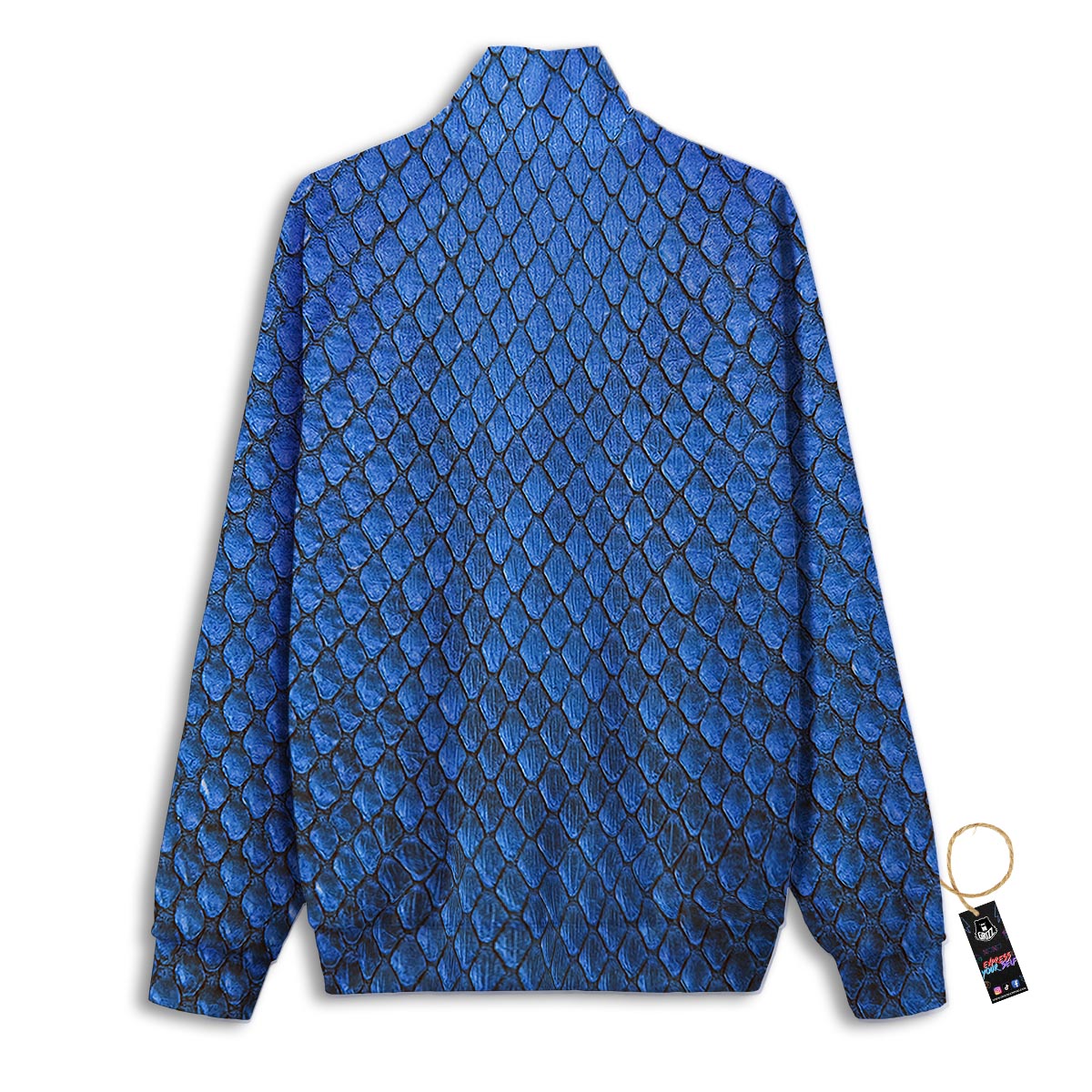 Skull Pentagram Satan Goat Print Pattern Track Jacket-grizzshop