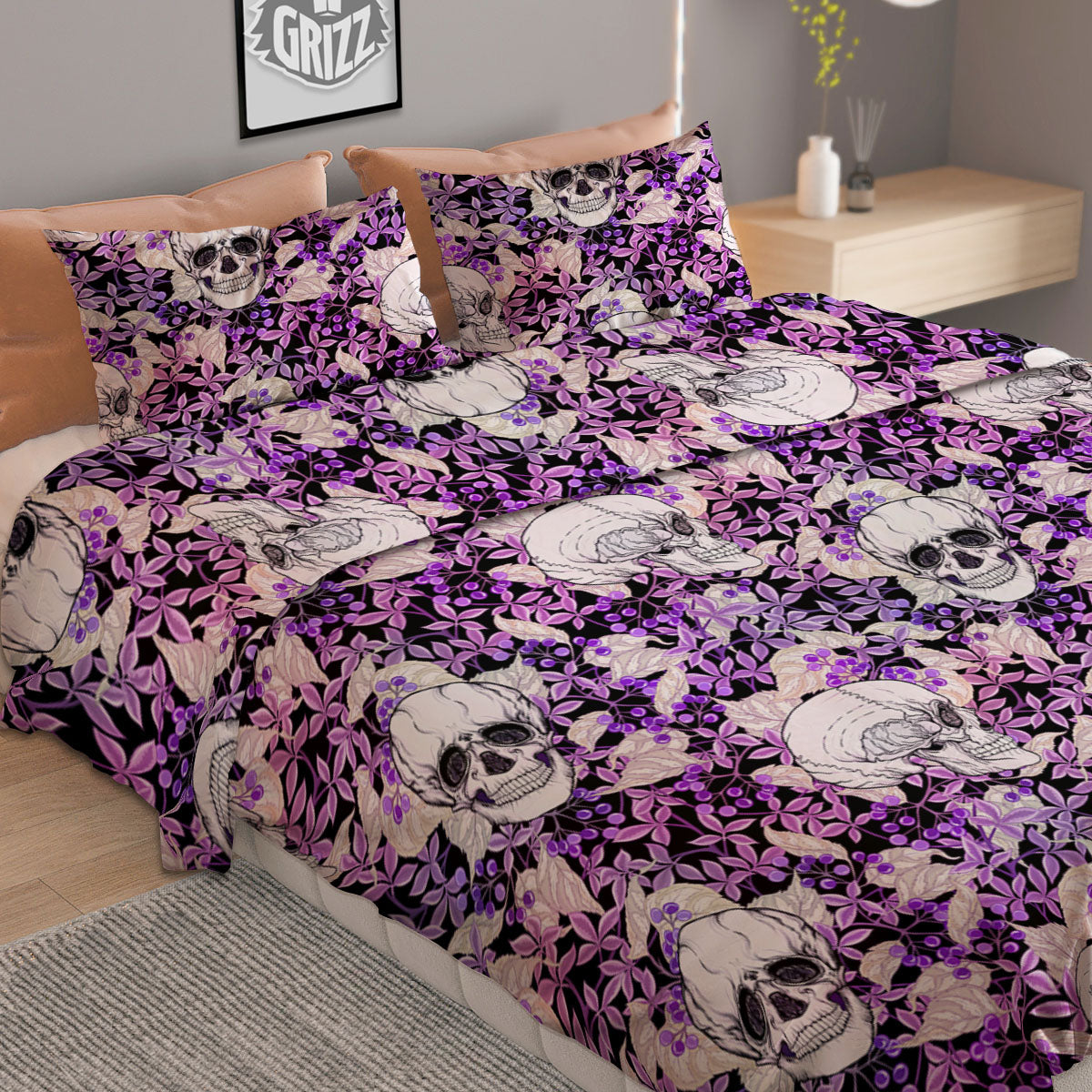 Snakeskin Yellow And Brown Print Duvet Cover Bedding Set