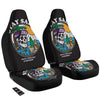 Skull Relax On Beach Print Car Seat Covers-grizzshop