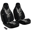 Skull Symbol Satan Goat Print Car Seat Covers-grizzshop