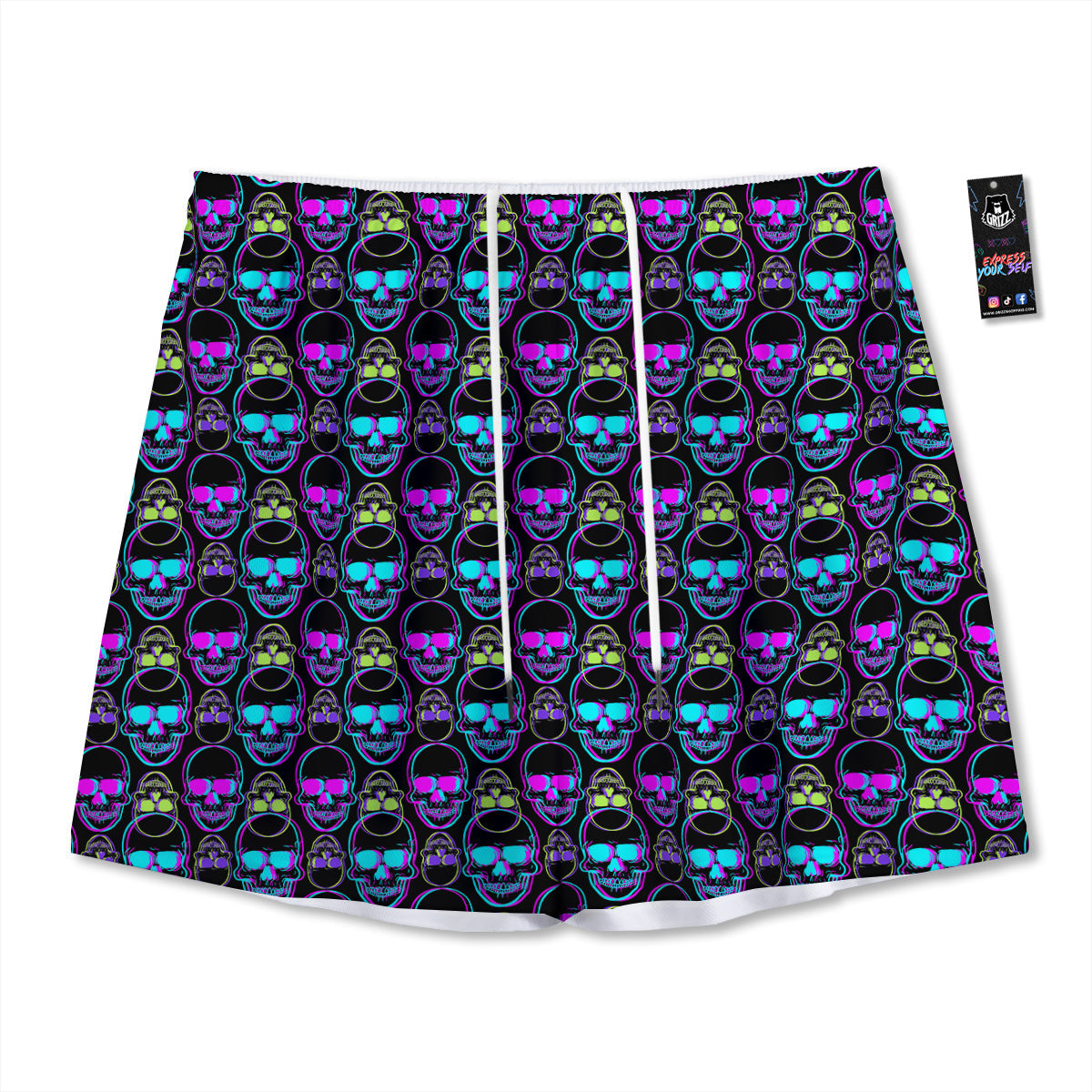 Stewart Tartan Deep Blue Print Mesh Shorts