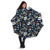 Skull Vintage Print Pattern Umbrella-grizzshop