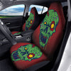 Skull Zombie Scary Horror Print Car Seat Covers-grizzshop