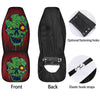 Skull Zombie Scary Horror Print Car Seat Covers-grizzshop