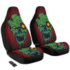 Skull Zombie Scary Horror Print Car Seat Covers-grizzshop