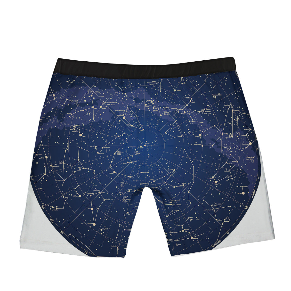 Sky Map Constellation Print Boxer Briefs-grizzshop