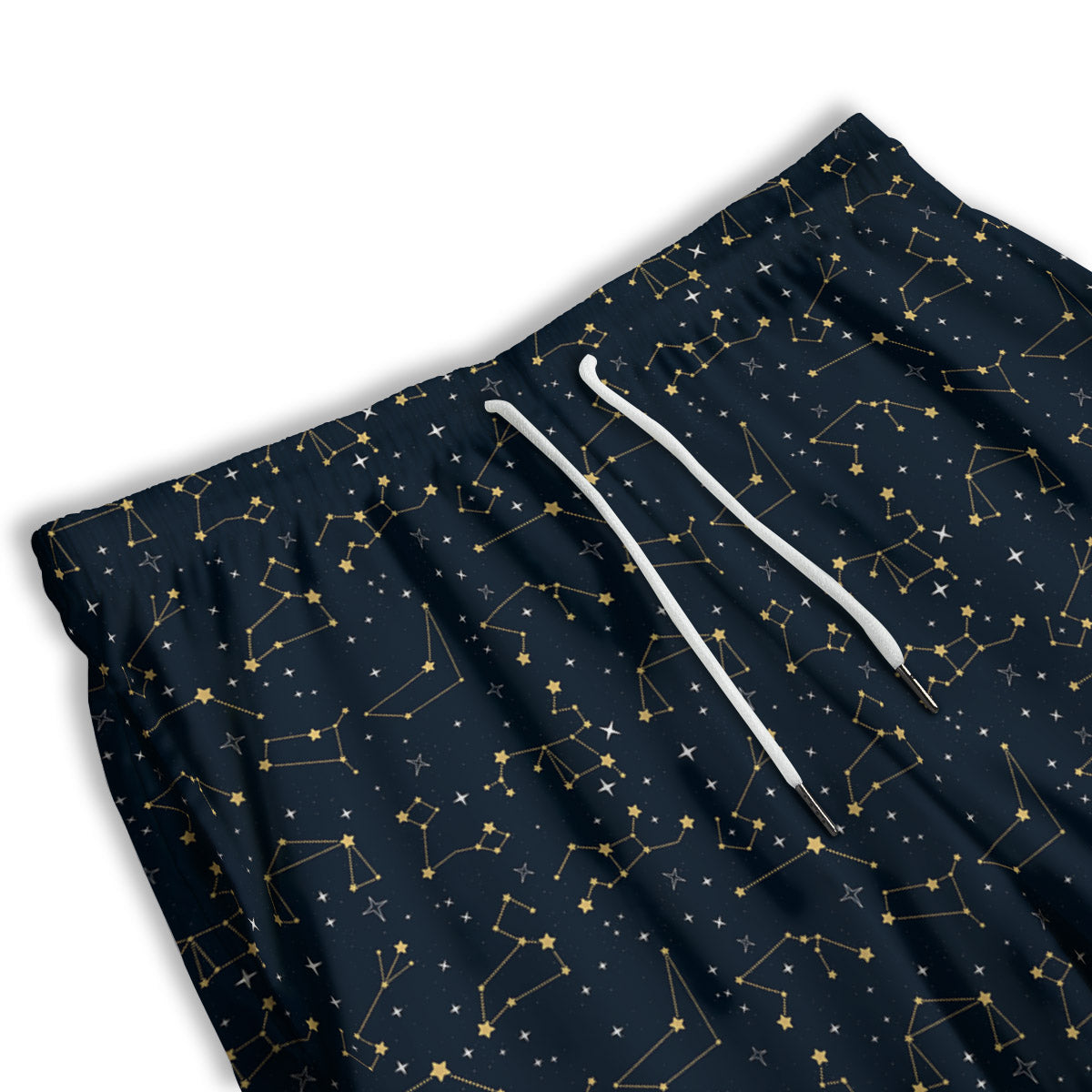 Sky Map Constellation Print Pattern Men's Athletic Shorts
