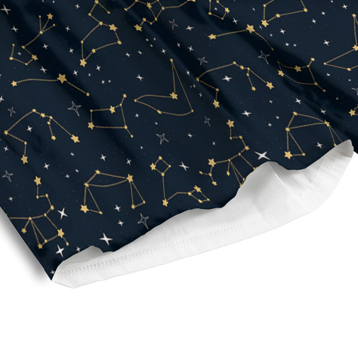Sky Map Constellation Print Pattern Men's Athletic Shorts